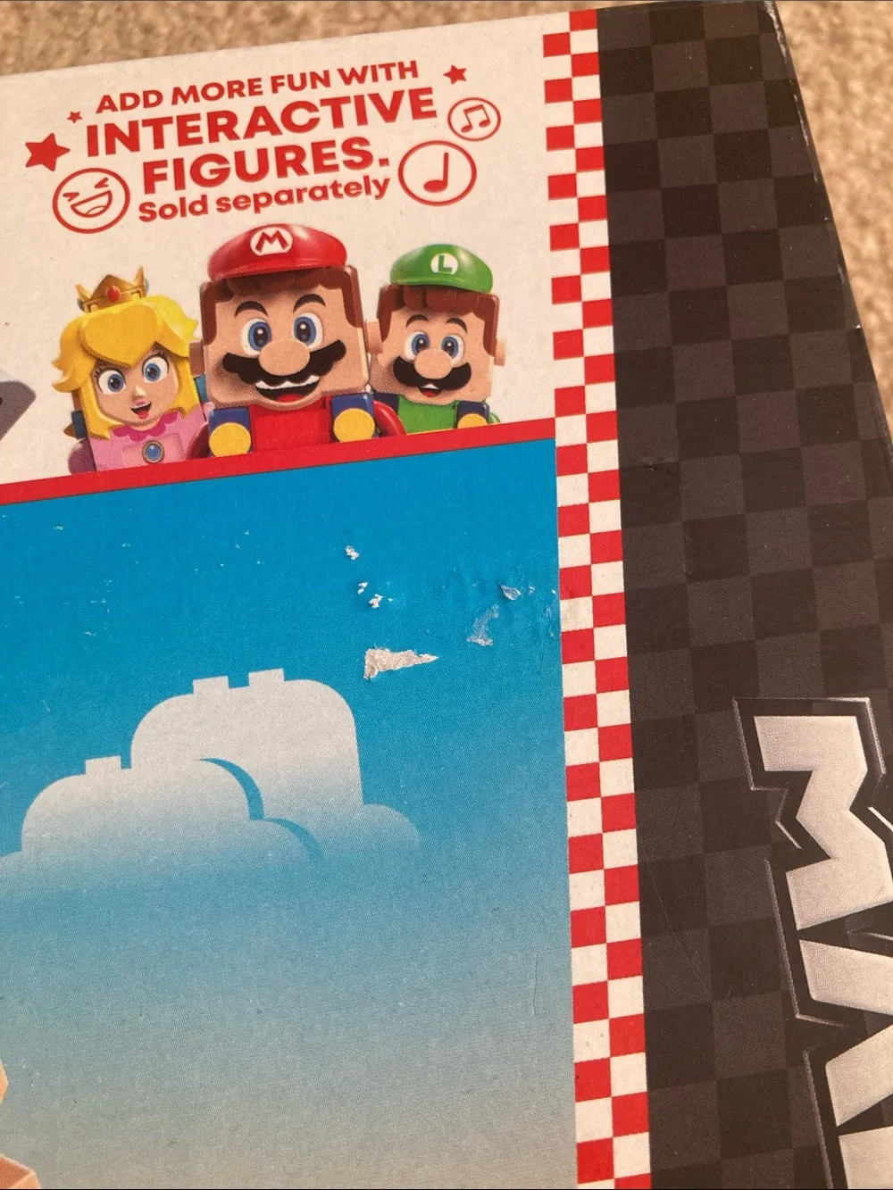 LEGO Super Mario Wario & King Boo Kart Set Pink & Blue